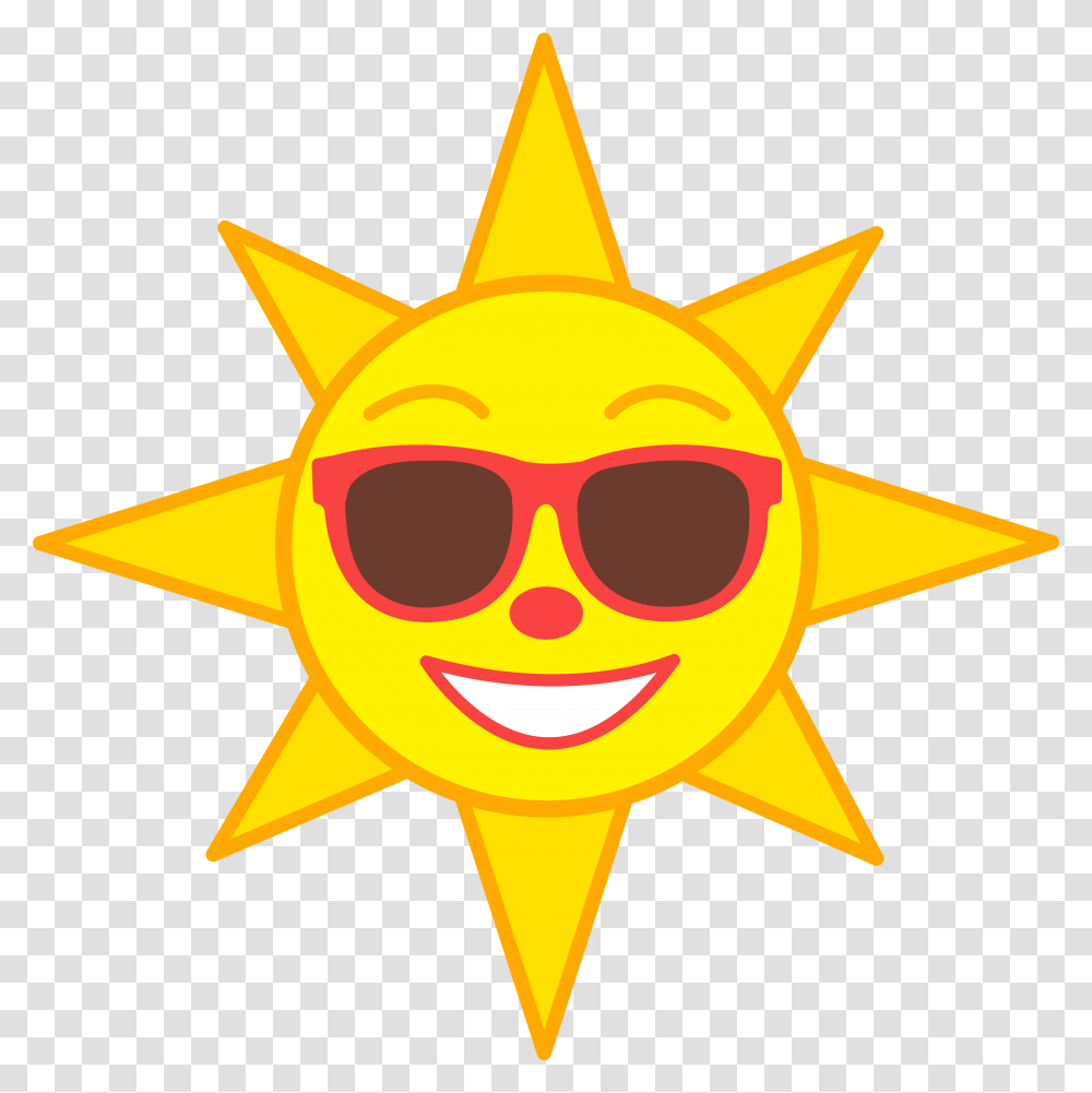 Free Sun With Sunglasses Clipart Download Free Clip Art Free Clip, Nature, Outdoors, Sky, Accessories Transparent Png