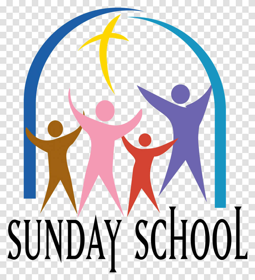 Free Sunday School Clipart Images Sunday School, Logo, Crowd Transparent Png
