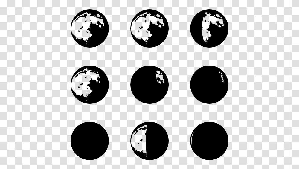 Free Svg Moon Phases, Gray, World Of Warcraft Transparent Png