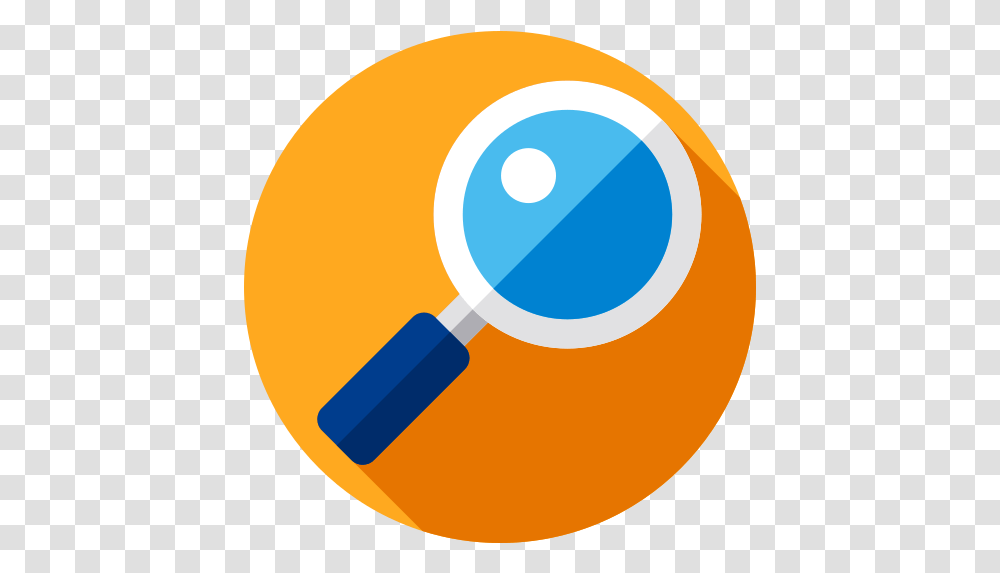 Free Svg Psd Eps Ai Icon Font Orange Search Icon, Magnifying, Tape Transparent Png