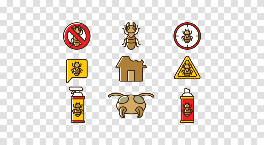 Free Termite Vector Illustration, Logo, Emblem Transparent Png