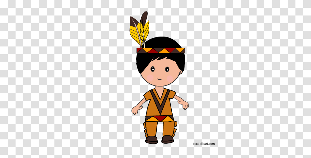 Free Thanksgiving Pilgrims And Native Americans Clip Art, Costume, Kid, Hand, Halloween Transparent Png