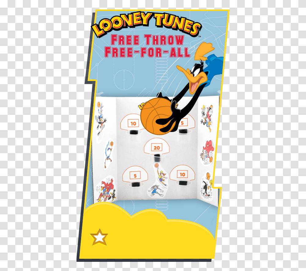 Free Throw Free For All Looney Tunes, Poster, Advertisement, Machine Transparent Png