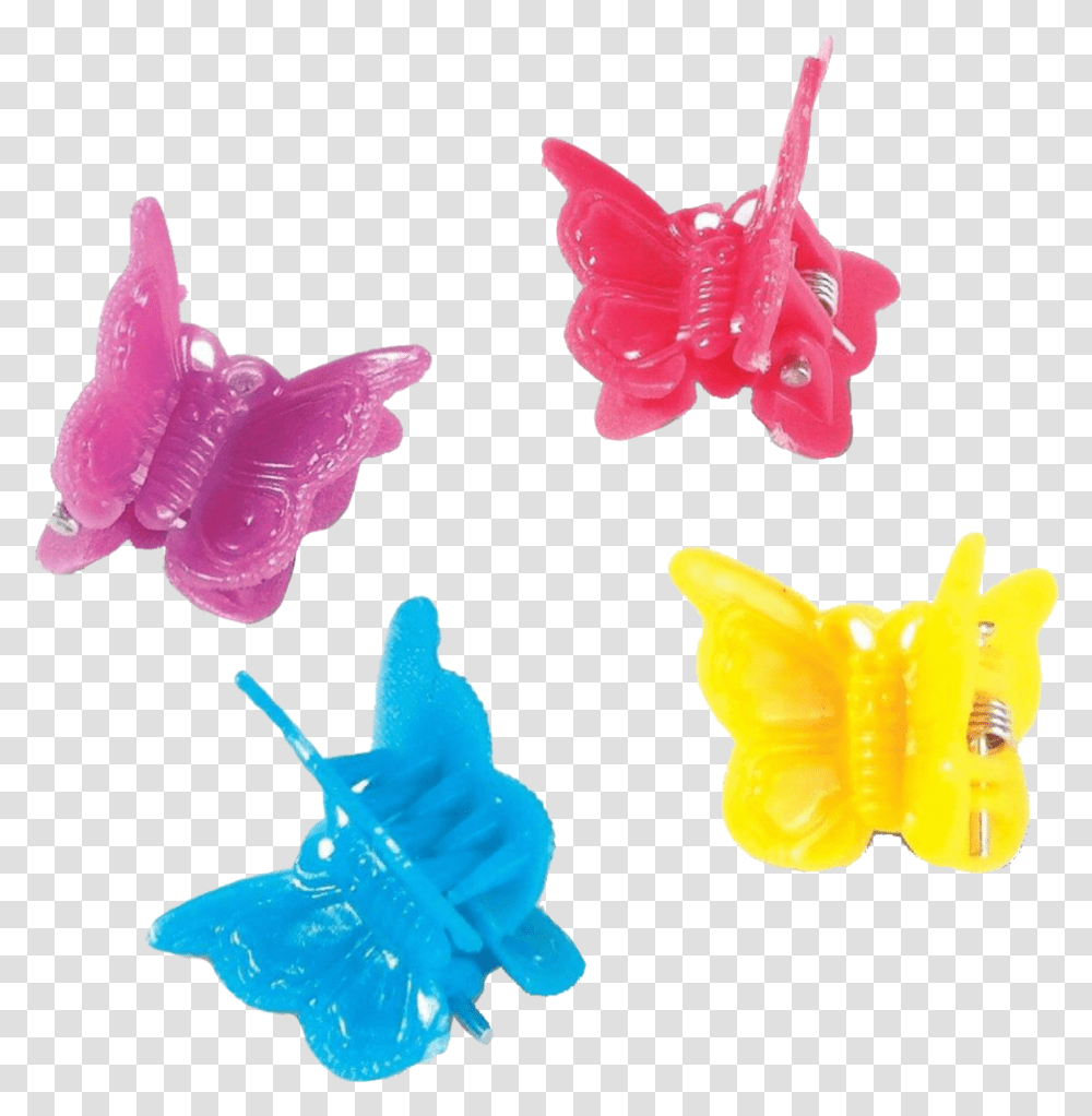 Free To Use Butterfly Clips 90s Butterfly Hair Pin, Sweets, Food, Confectionery, Pillow Transparent Png