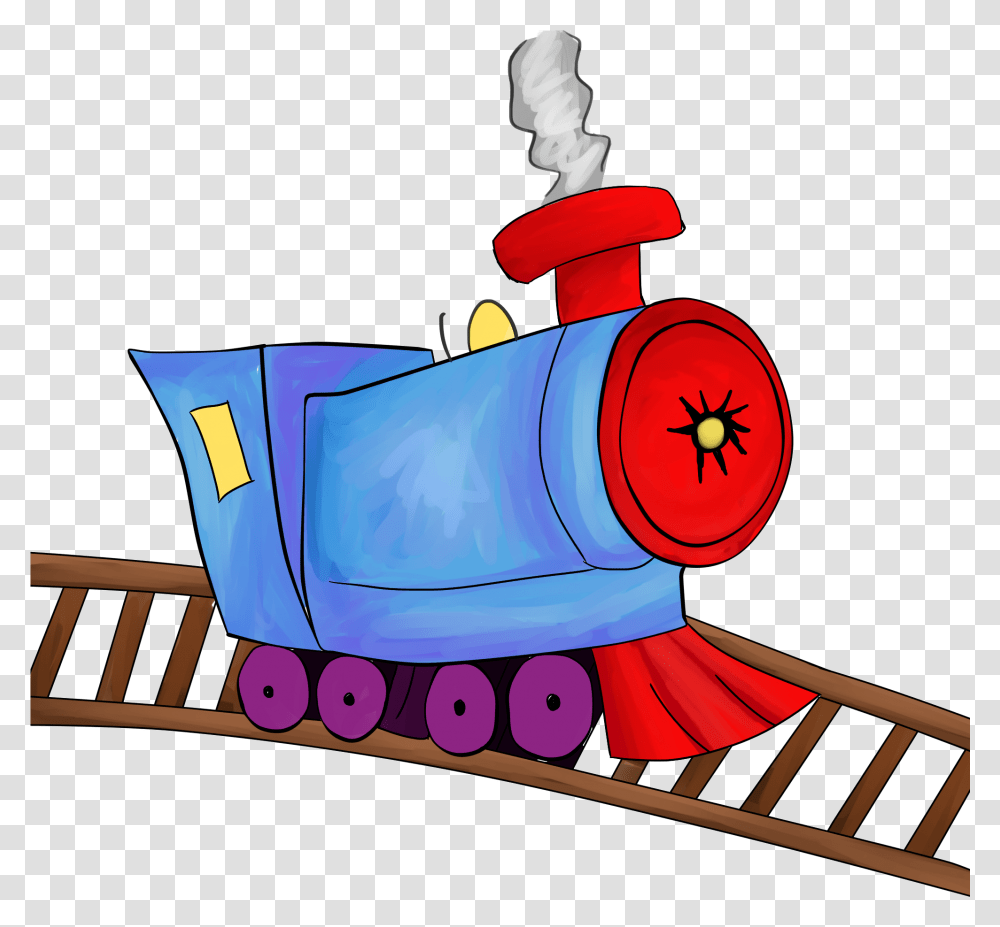 Free To Use Public Domain Train Clip Art Train On Tracks Clipart, Outdoors, Nature Transparent Png