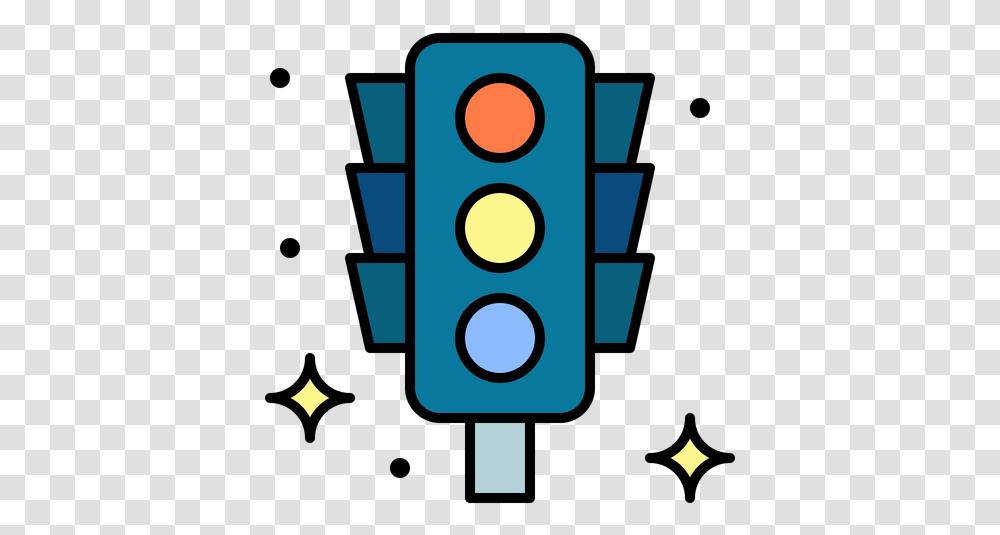 Free Traffic Lights Icon Of Colored Outline Style Kakao Apeach Whatsapp Sticker Transparent Png