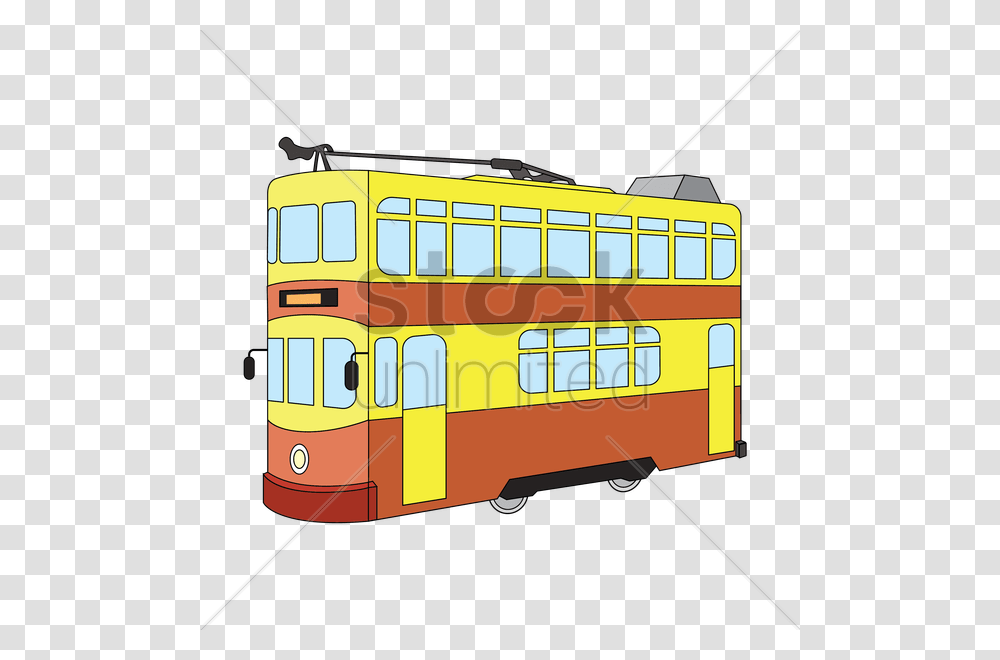 Free Tram Vector Image, Cable Car, Vehicle, Transportation, Bus Transparent Png