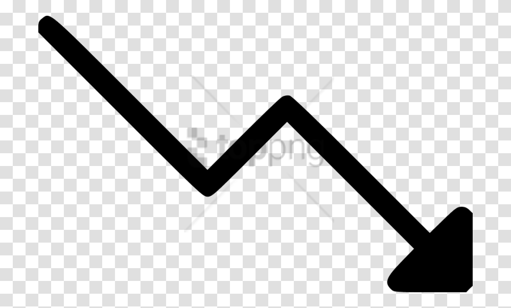 Free Trending Down Arrow Image With, Axe, Tool, Triangle Transparent Png