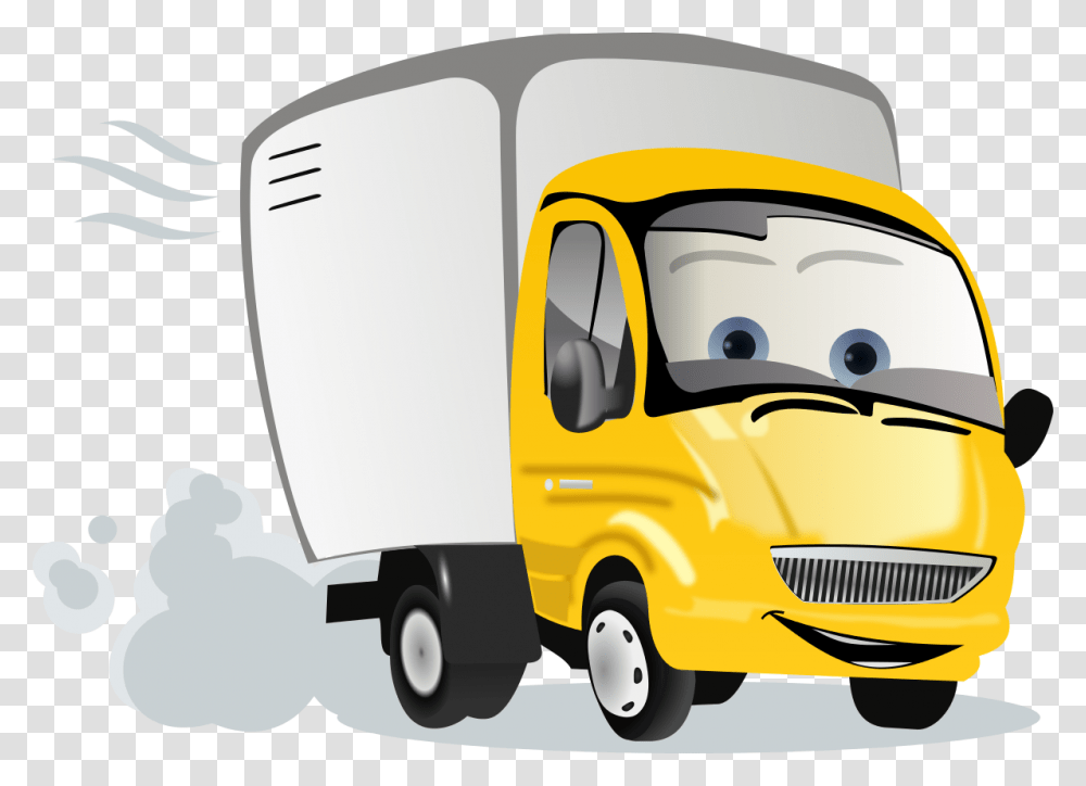 Free Truck Clipart Truck Icon Cartoon Truck Clipart, Van, Vehicle, Transportation, Helmet Transparent Png