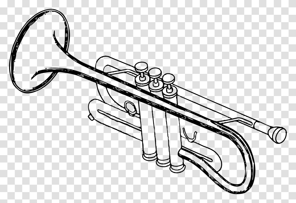 Free Trumpet Clip Art, Gray, World Of Warcraft Transparent Png