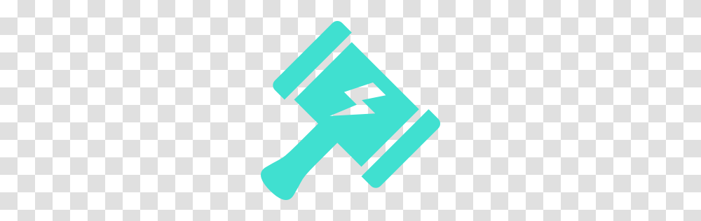 Free Turquoise Thor Hammer Icon, Recycling Symbol, Number, Triangle Transparent Png