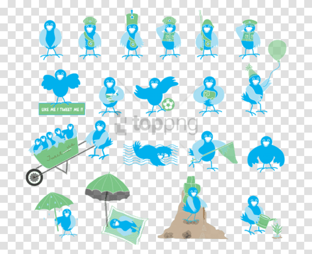 Free Twitter Bird Icon Image With Twitter Bird Icon, Paper Transparent Png