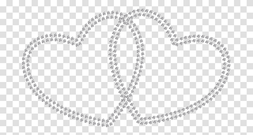 Free Two Diamond Hearts Images Svg Free Rhinestone Templates, Number, Accessories Transparent Png