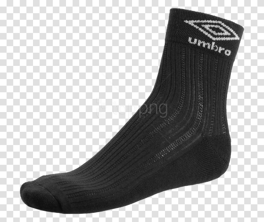 Free Umbro Black Socks Sock, Apparel, Shoe, Footwear Transparent Png
