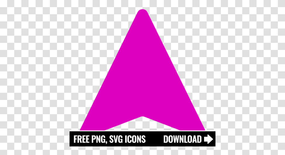 Free Up Arrow Svg Icon In 2021 Online Dot, Triangle, Arrowhead Transparent Png