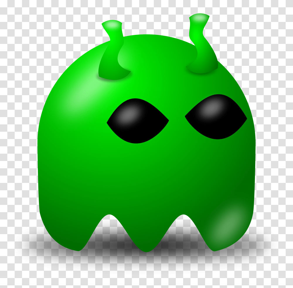 Free Vector Clipart Illustration Of Green Alien Avatar Character, Bomb, Weapon, Weaponry Transparent Png