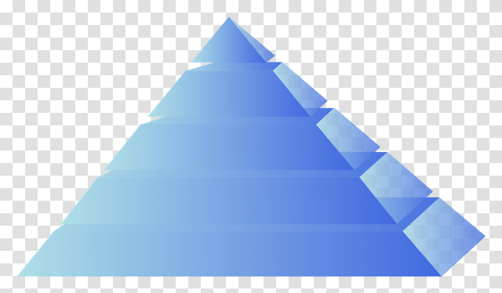 Free Vector Graphic Blue Pyramid, Triangle Transparent Png