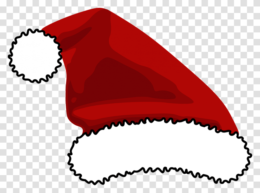 Free Vector Graphic Santa Hat Clip Art, Plant, Mouth, Teeth, Food Transparent Png