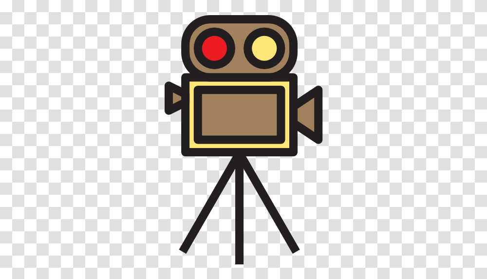Free Vector Icons Of Camera Designed Tripod, Robot Transparent Png