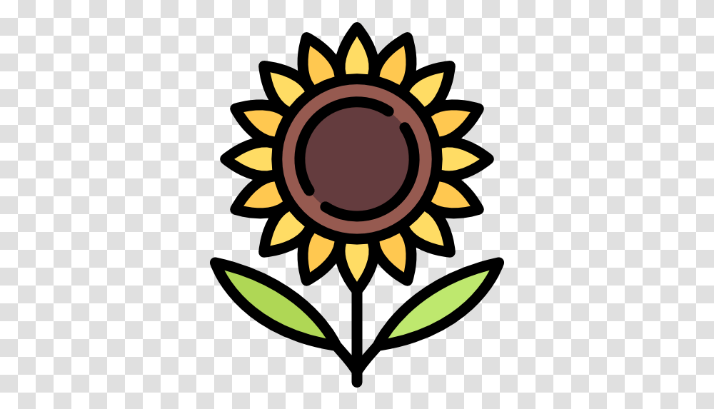 Free Vector Icons Of Flower In 2021 Sunflower Bitmap Black And White, Plant, Machine, Outdoors, Blossom Transparent Png