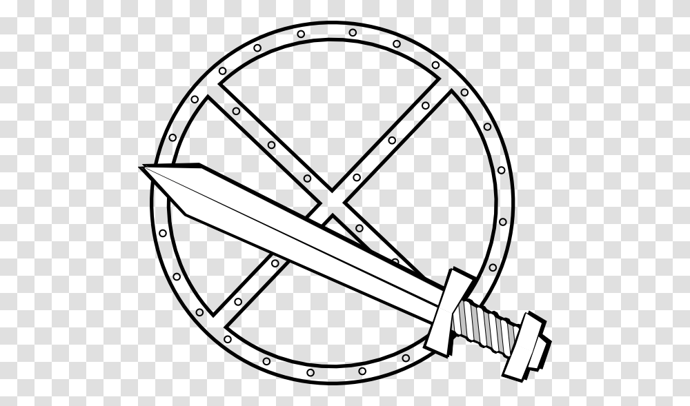 Free Vector Jonadab Round Sword And Shield Clip Art Cartoon Sword And Shield, Armor, Drum, Percussion, Musical Instrument Transparent Png