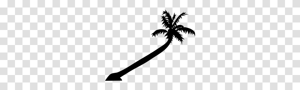 Free Vector Palm Tree Palm Trees Leaning Drawing, Gray, World Of Warcraft Transparent Png