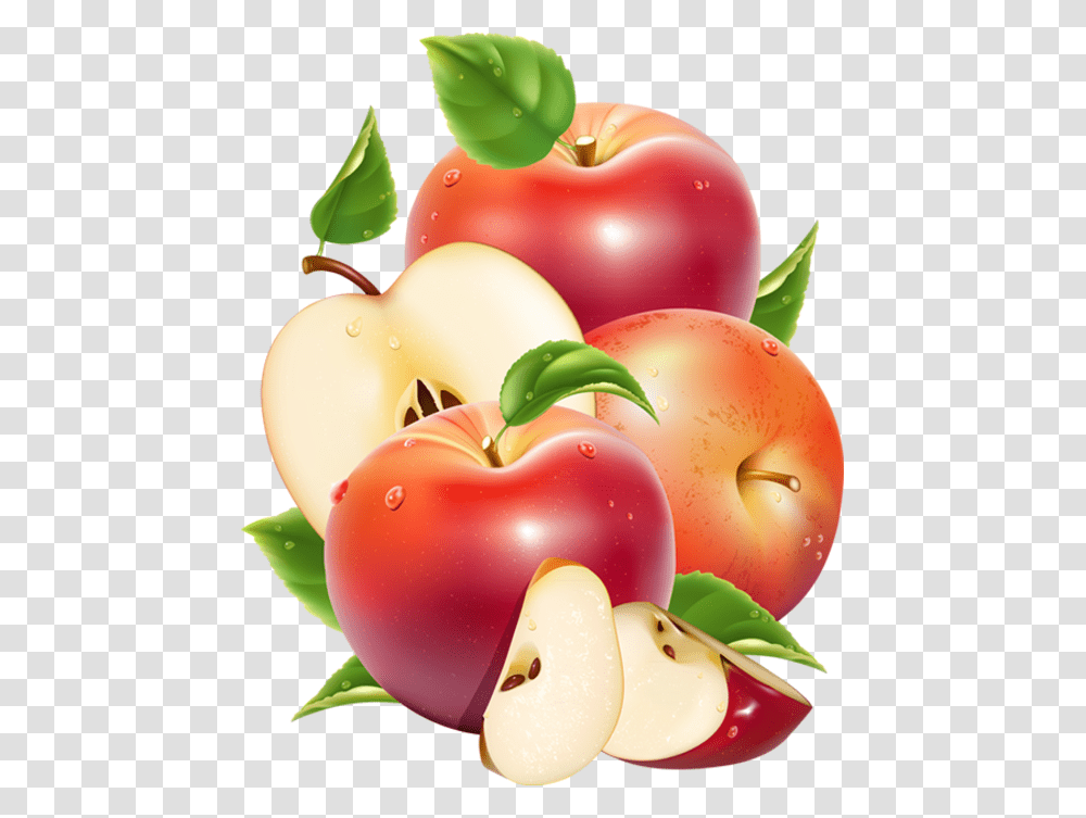 Free Vector Red Apple, Plant, Fruit, Food, Birthday Cake Transparent Png
