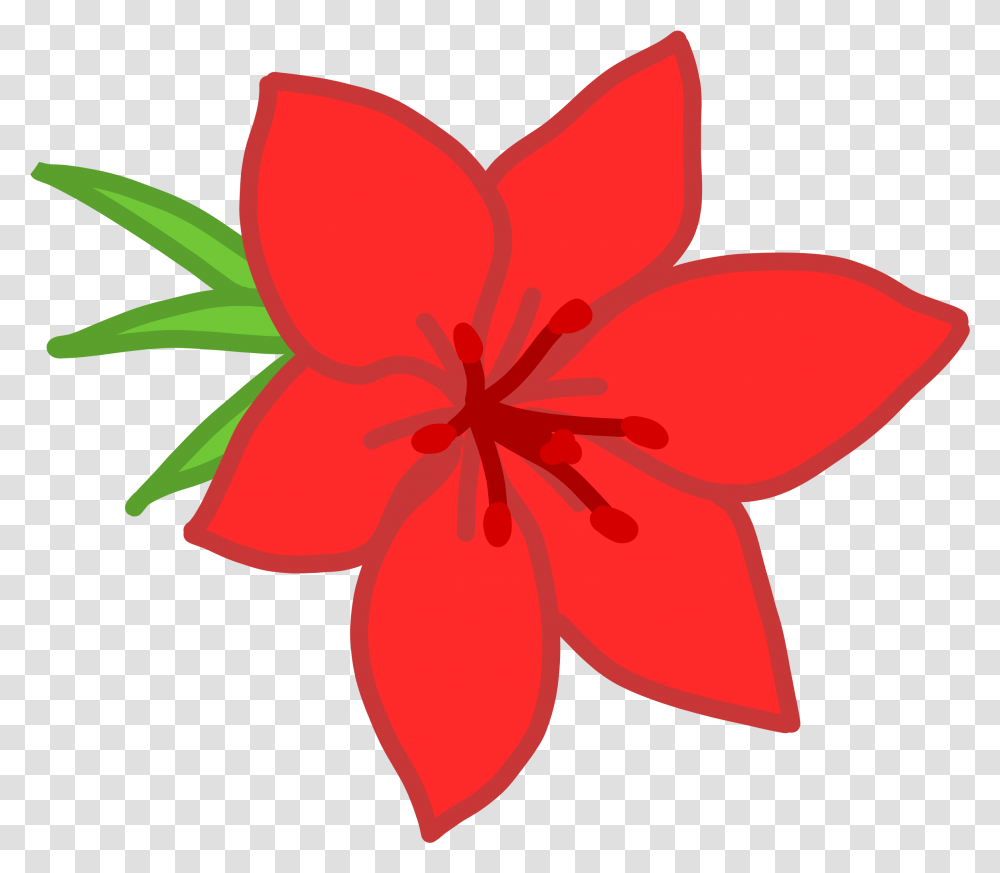 Free Vector Red Flower Red Flowers Cartoon, Plant, Blossom, Hibiscus, Petal Transparent Png