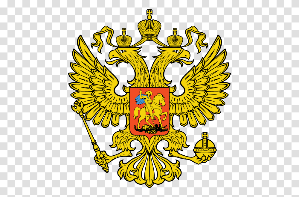 Free Vector Russian Dblhead Eagle Logo Russian Foreign Ministry Logo, Doodle, Drawing Transparent Png