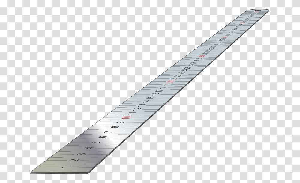 Free Vector Stainless Steel Ruler Ruler Perspective, Path, Plot Transparent Png