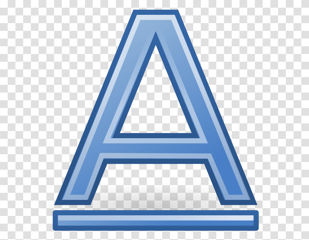 Free Vector Tango Format Text Underline Abc A Alphabets In English, Triangle Transparent Png