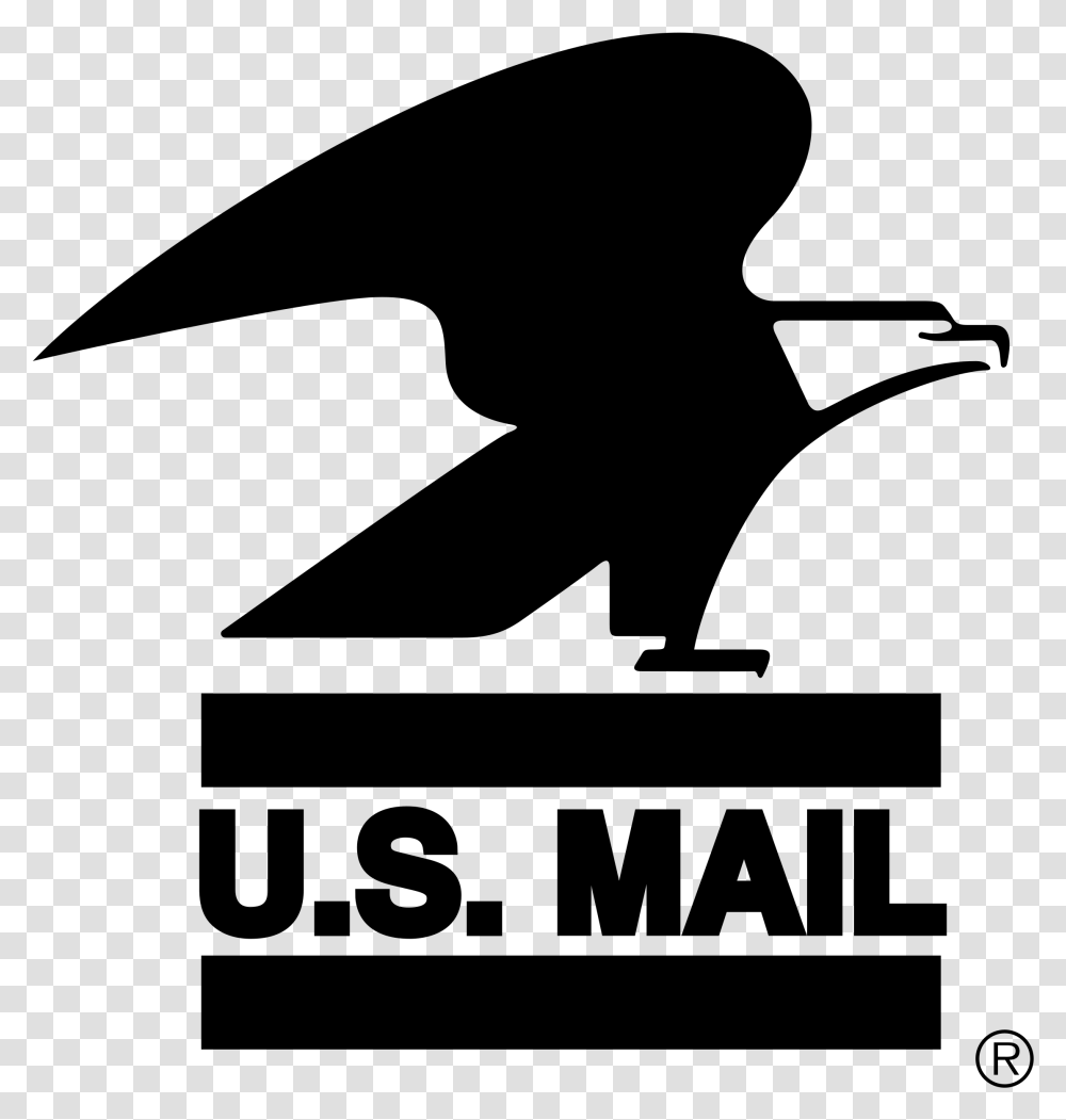 Free Vector Us Mail Logo United States Postal Service, Gray, World Of Warcraft Transparent Png