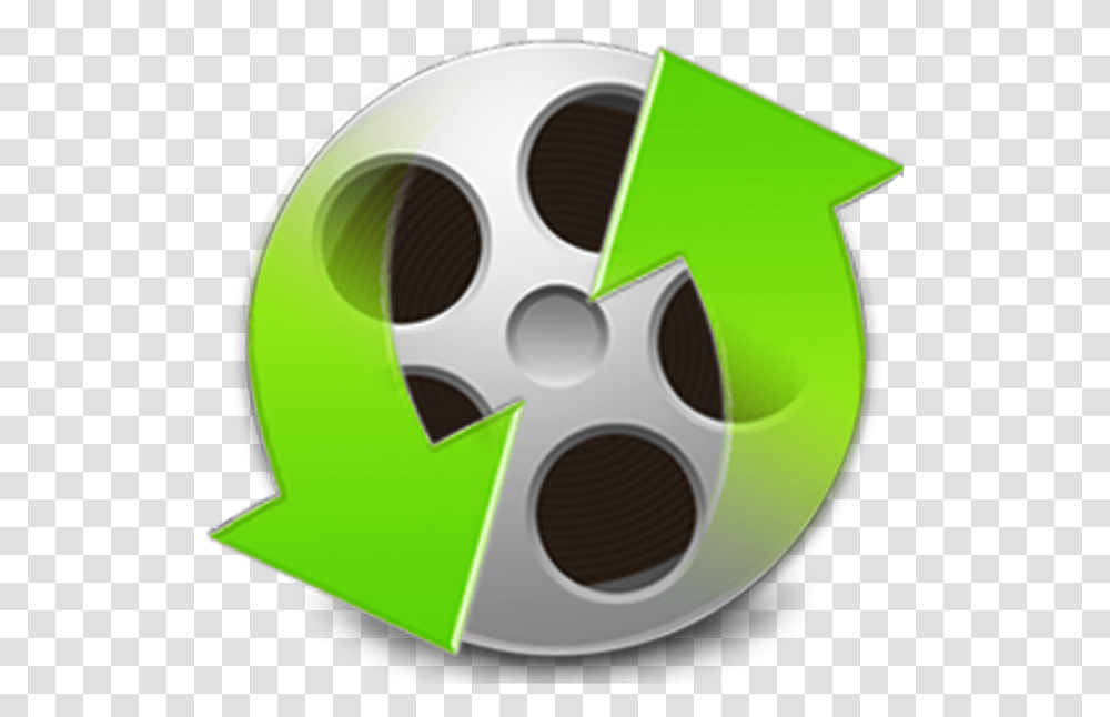 Free Videoconverter On The Mac App Store Video Converter Logo, Symbol, Recycling Symbol, Disk, Reel Transparent Png