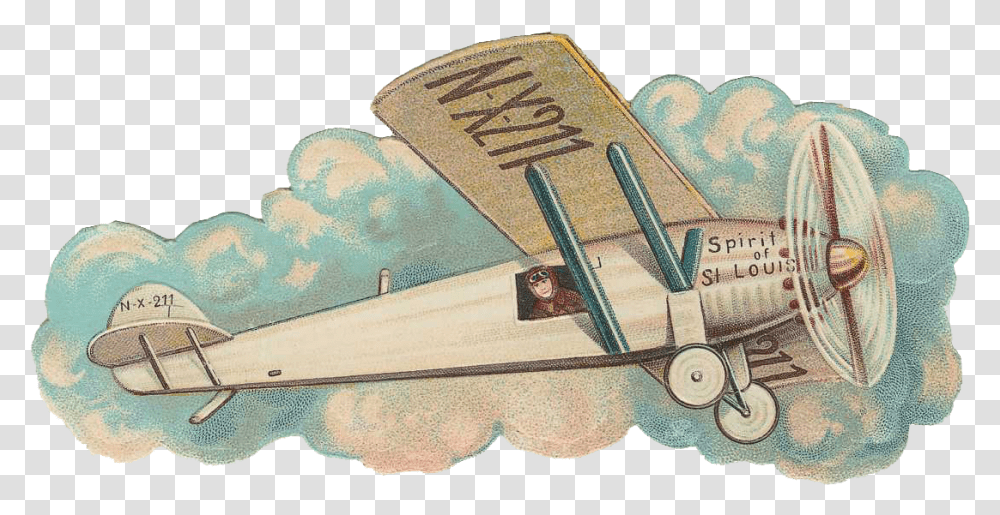 Free Vintage Airplane Graphic Background Vintage Airplane, Vehicle, Transportation, Aircraft, Paper Transparent Png