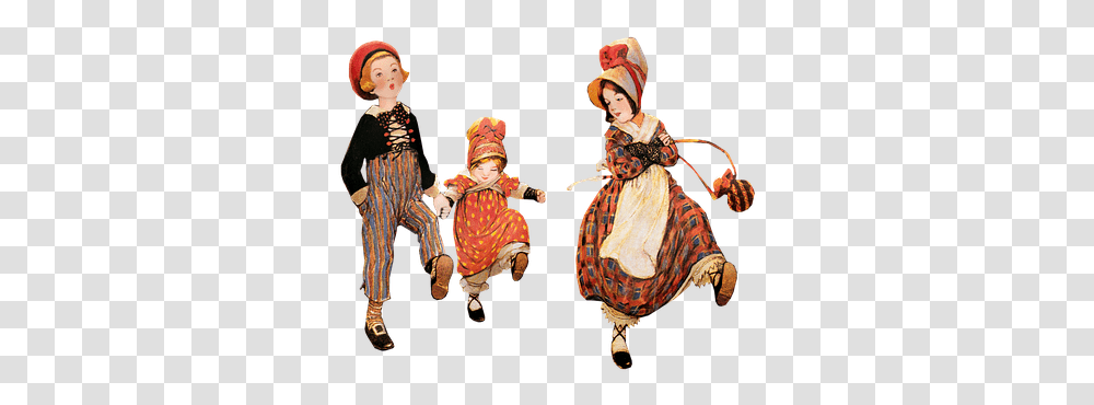 Free Vintage Children & Illustrations Pixabay Traditional, Person, Dance Pose, Leisure Activities, Costume Transparent Png