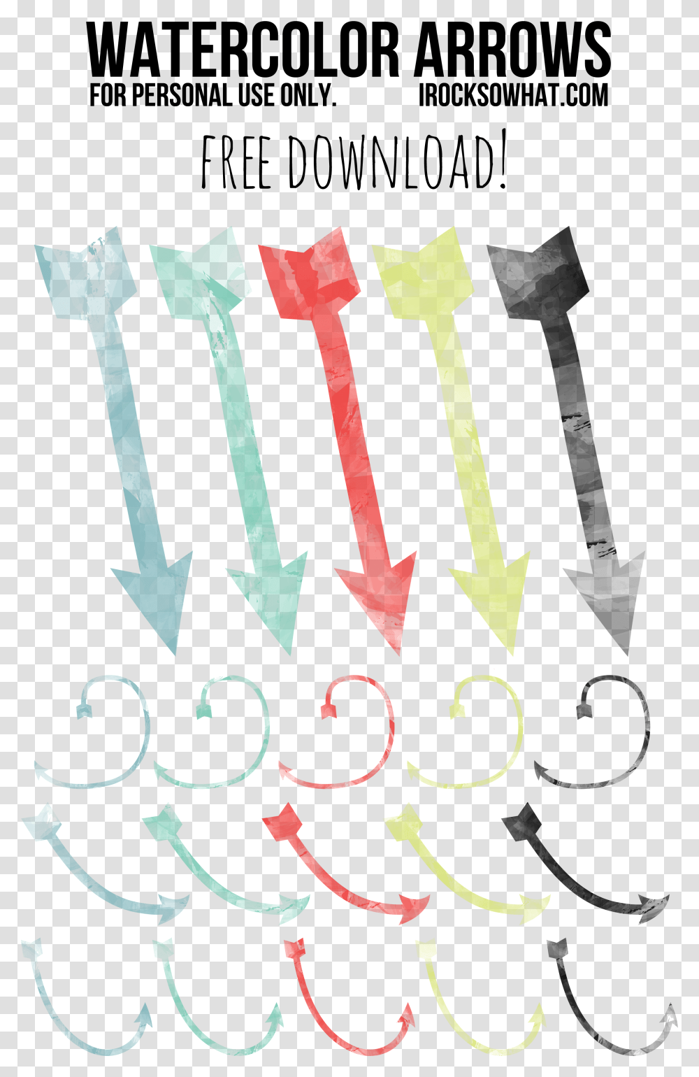 Free Watercolor Arrow, Plot, Poster Transparent Png