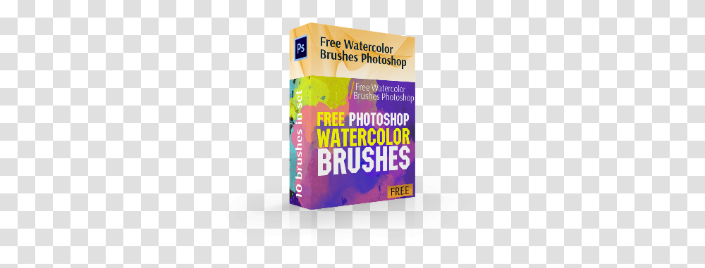Free Watercolor Brushes Photoshop Book Cover, Poster, Advertisement, Flyer, Paper Transparent Png