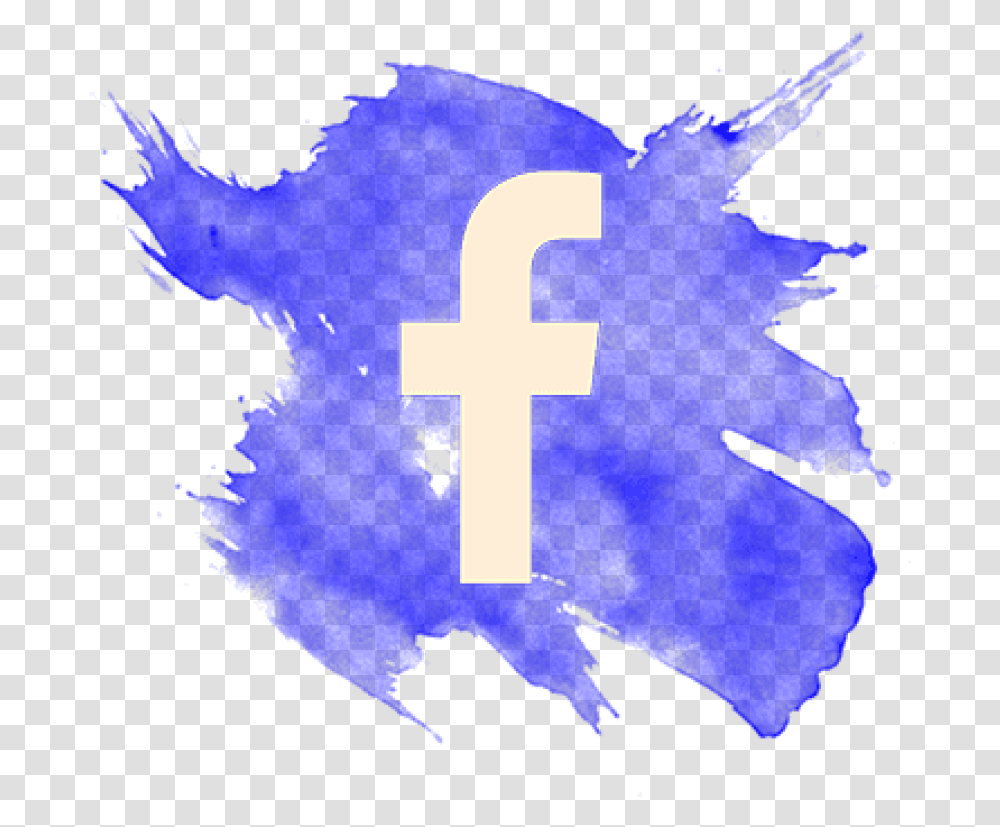 Free Watercolor Facebook Logo Images Social Media Icons Flowers, Trademark Transparent Png