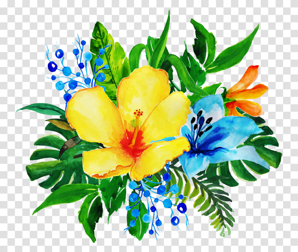 Free Watercolor Floral Bunch Konfest Welcome Nature, Plant, Flower, Petal, Geranium Transparent Png