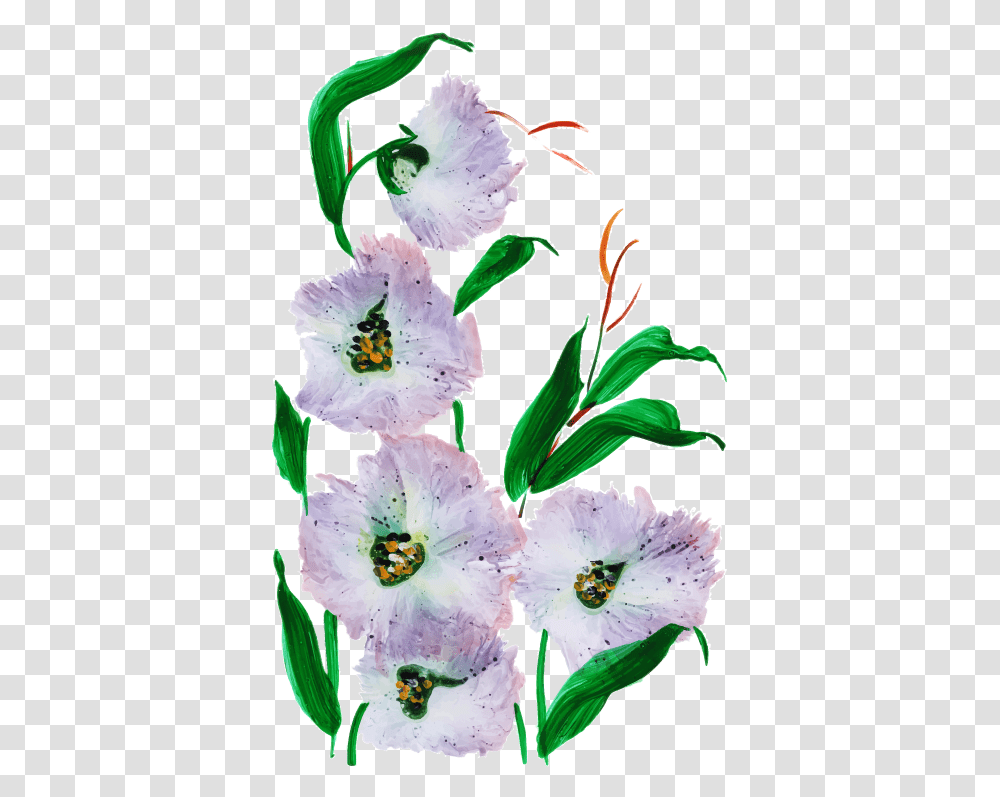 Free Watercolor Floral Greenery, Plant, Flower, Blossom, Petal Transparent Png