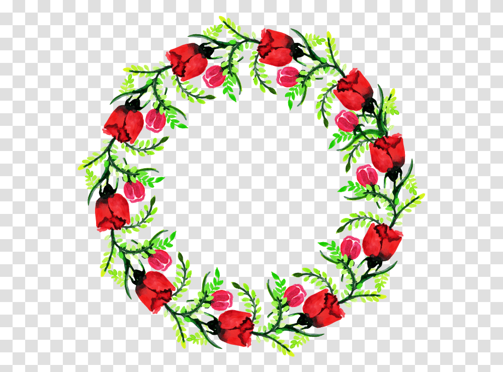 Free Watercolor Floral Wreath Konfest Garden Roses, Graphics, Art, Floral Design, Pattern Transparent Png