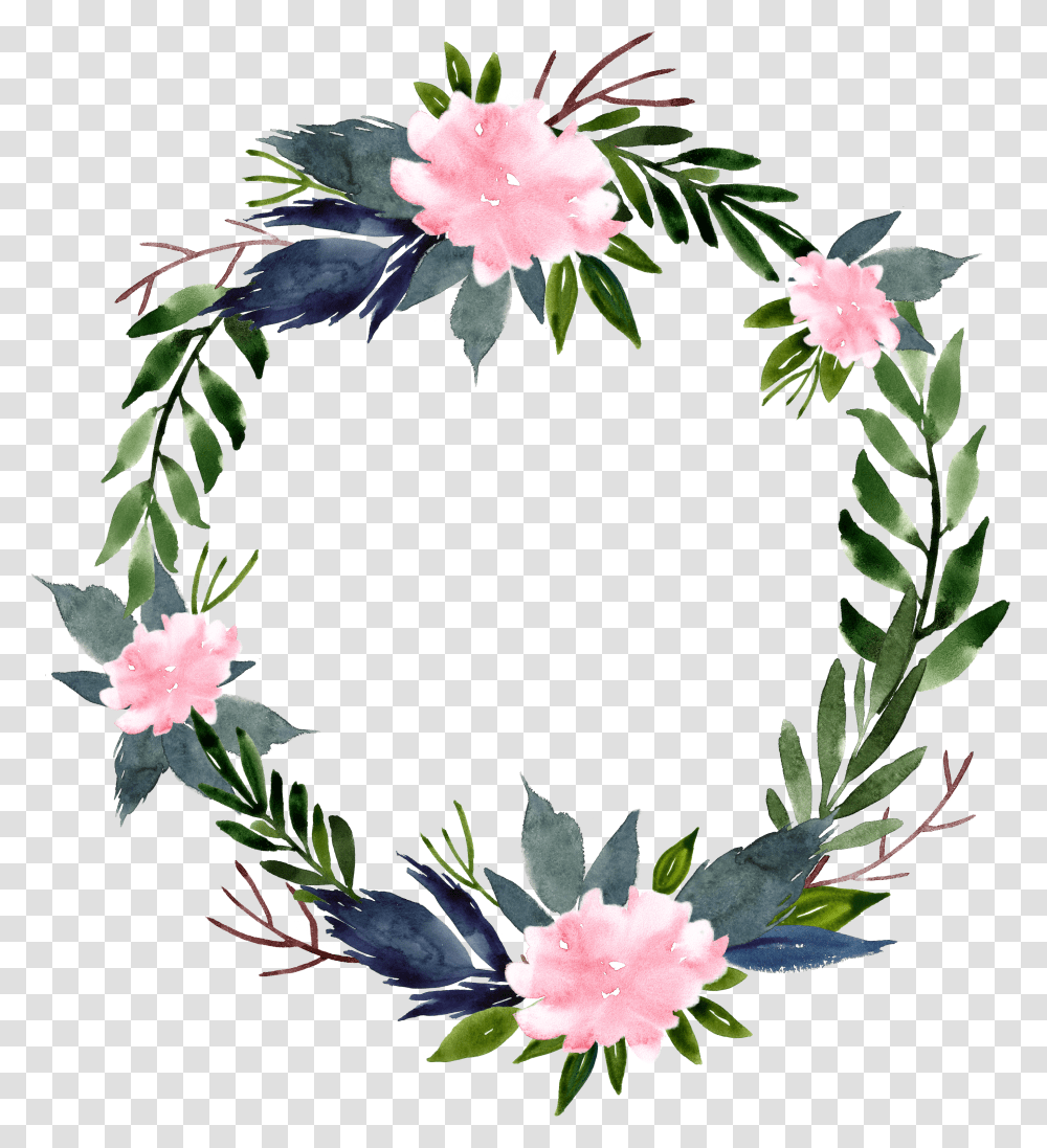 Free Watercolor Flower Clipart Flower Ring Painting Transparent Png