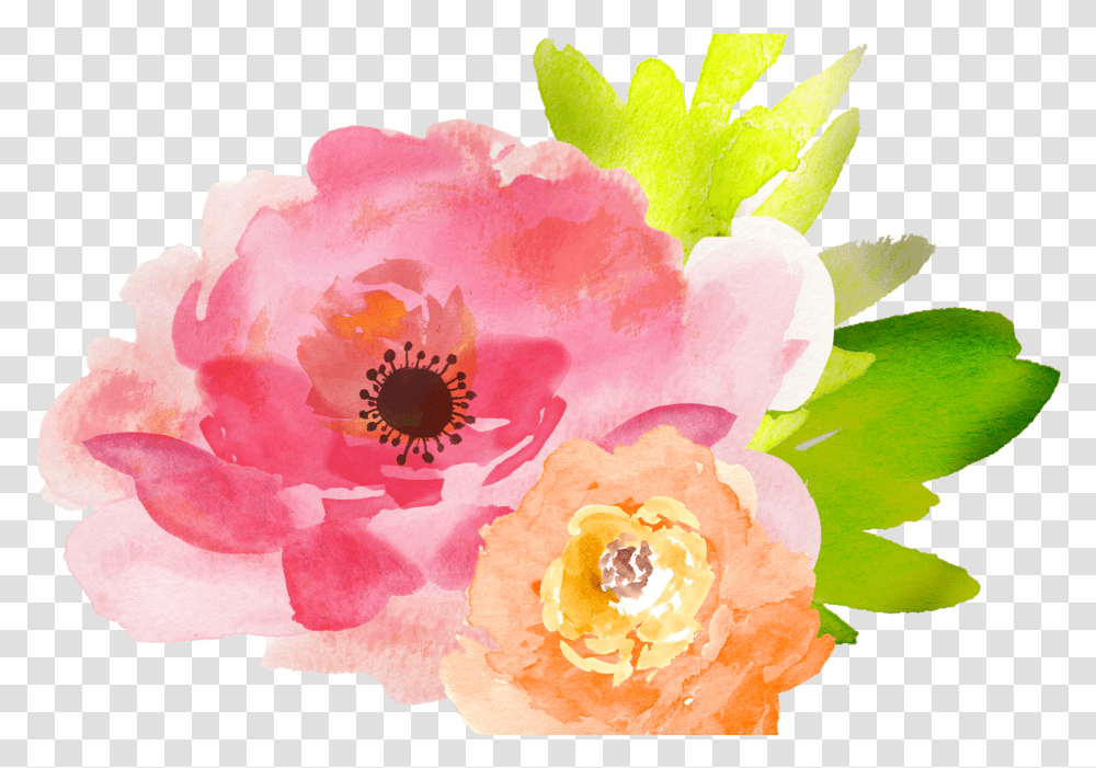 Free Watercolor Flower Graphic Background Watercolor Flowers Clipart, Plant, Blossom, Anther, Petal Transparent Png