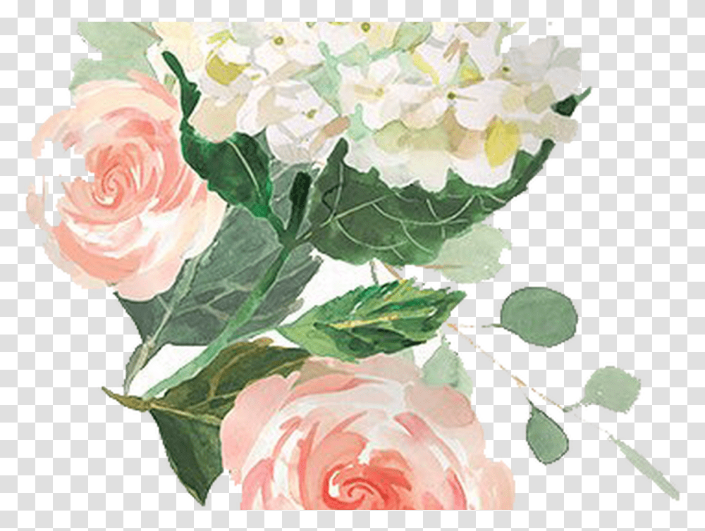 Free Watercolor Flower, Plant, Rose, Blossom, Geranium Transparent Png