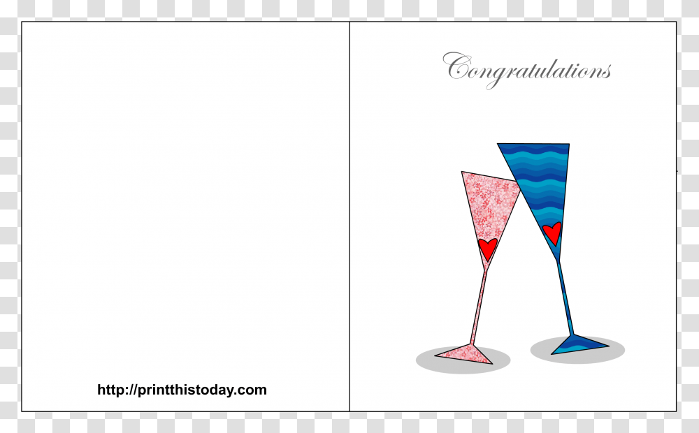 Free Wedding Congratulations Greeting Card, Cocktail, Alcohol, Beverage, Drink Transparent Png
