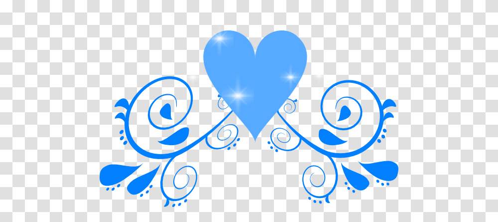 Free Wedding Flourish Clip Art Blue Blue Heart Swirl Clip Art, Pattern, Floral Design, Doodle Transparent Png
