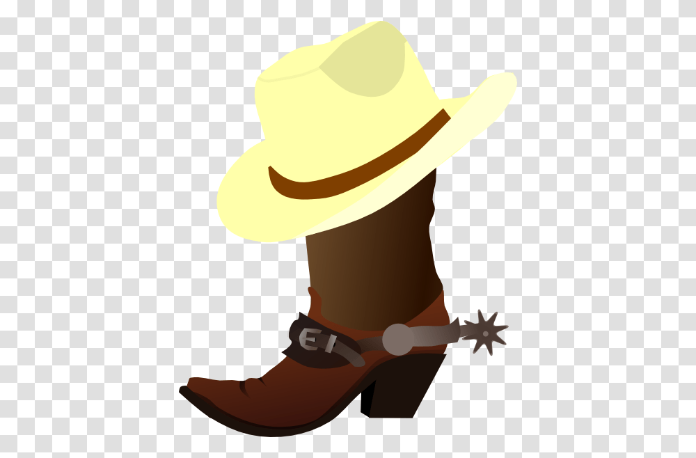 Free Western Clipart, Apparel, Cowboy Hat, Footwear Transparent Png