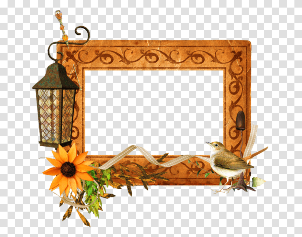 Free Western Frame Clipart Picture Frame, Bird, Animal, Painting, Flower Transparent Png