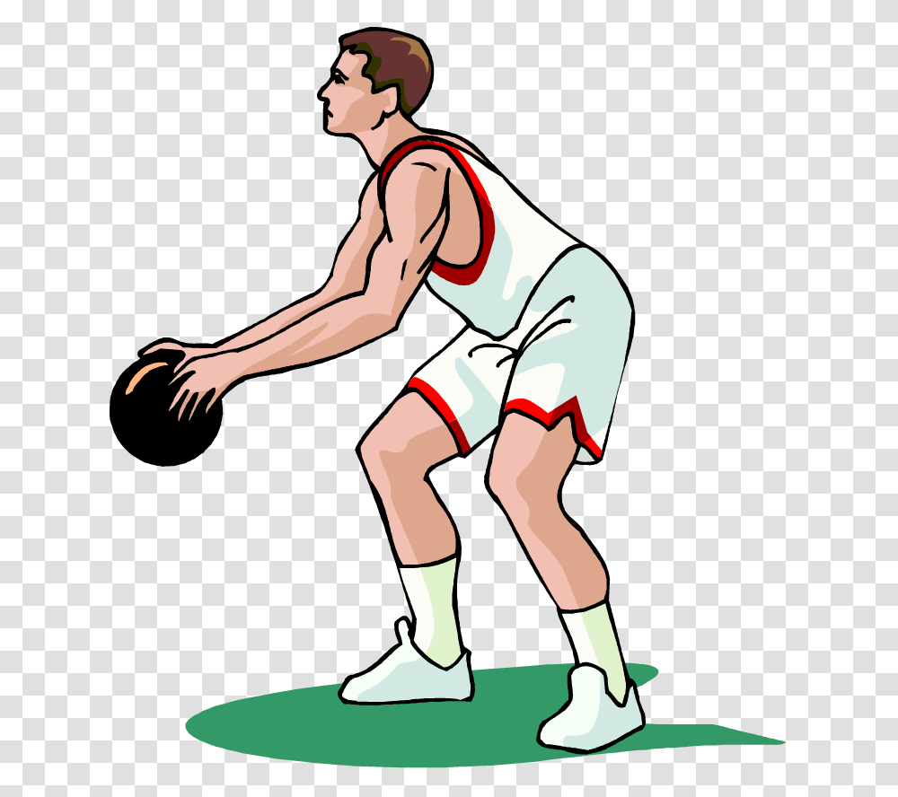 Free White Basketball Player Vector Clip Art Image Sports Clip Art Free, Person, Human, People, Working Out Transparent Png