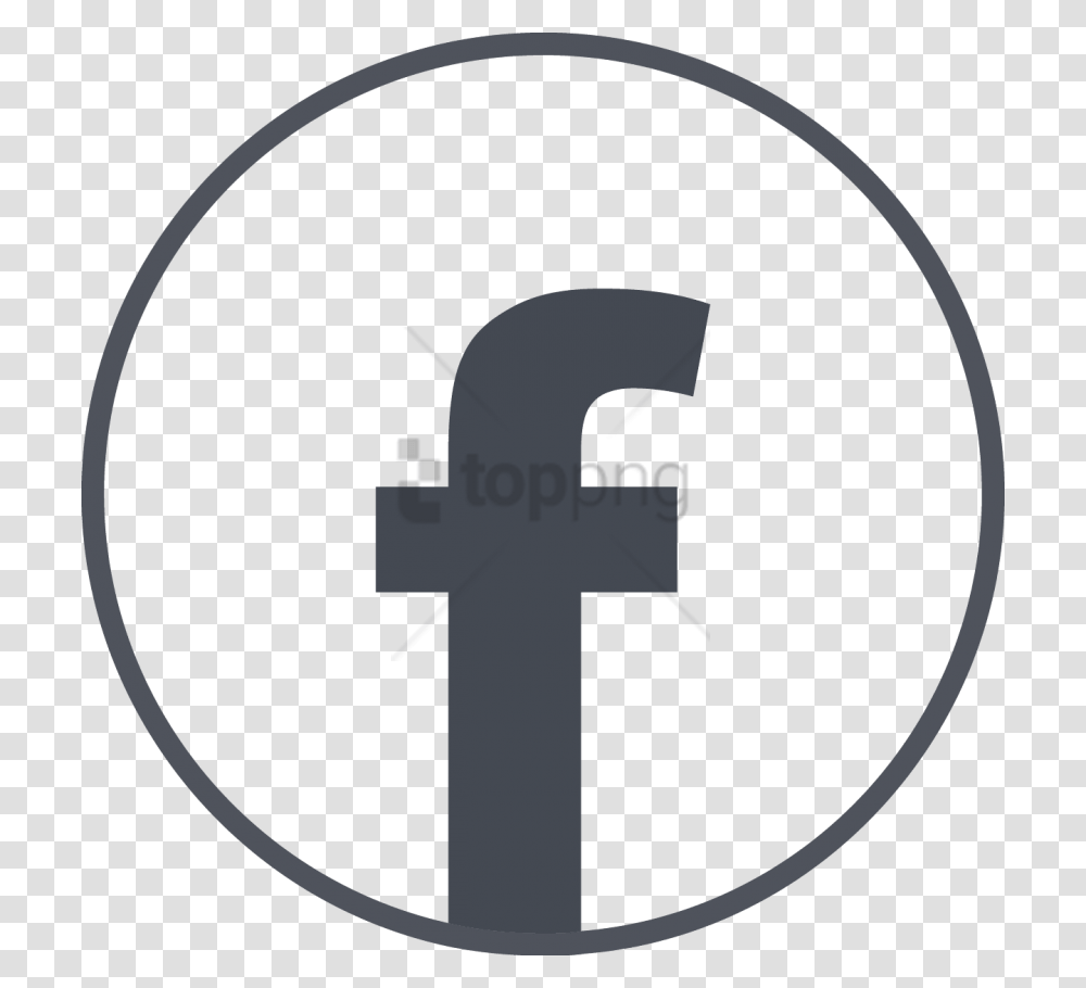 Free White Circle Facebook Icon, Handrail, Banister Transparent Png